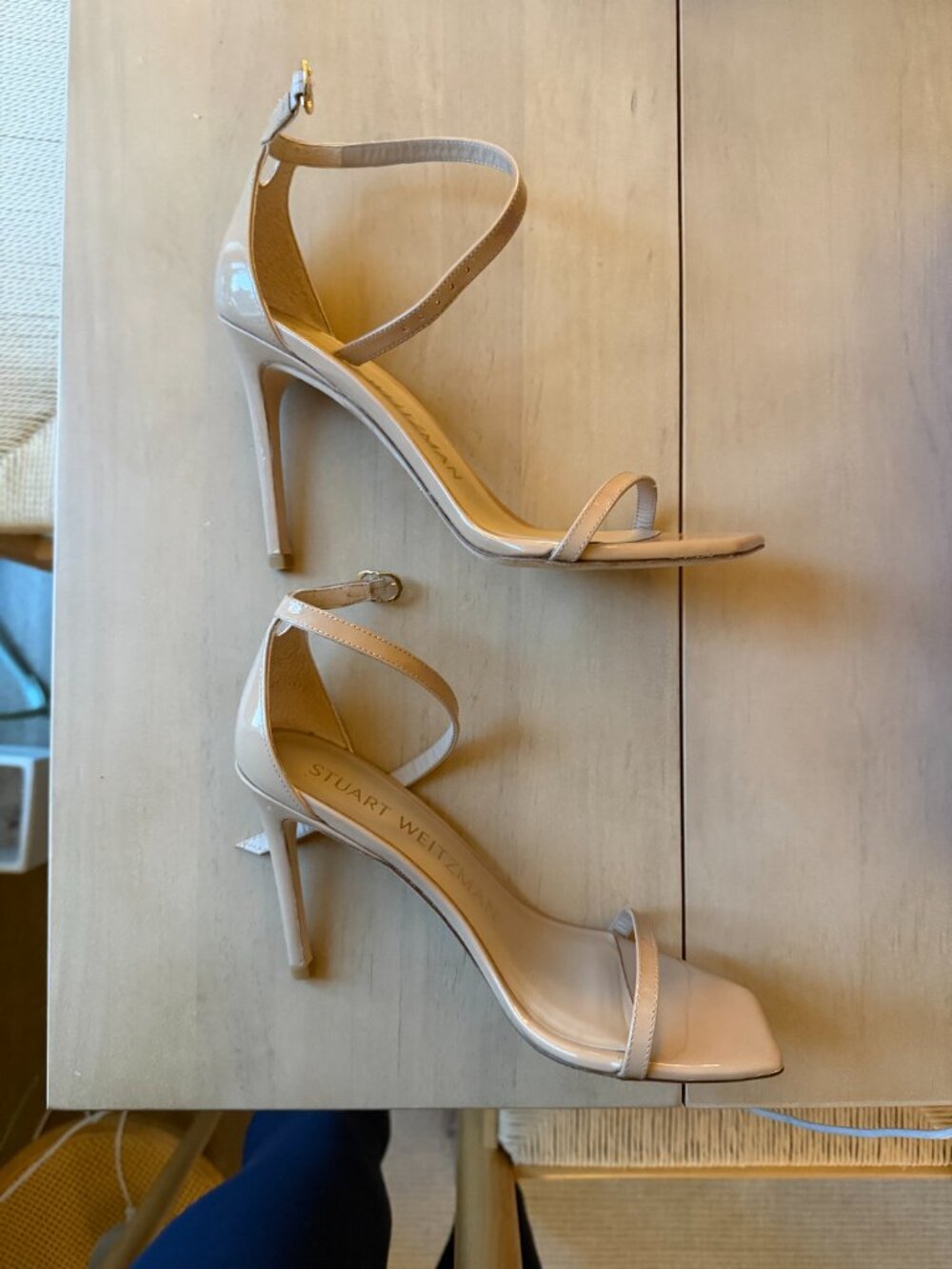 Stuart Weitzman Nudistcurve Ankle Strap Sandal